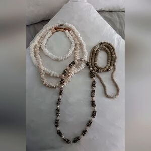 Shell necklaces